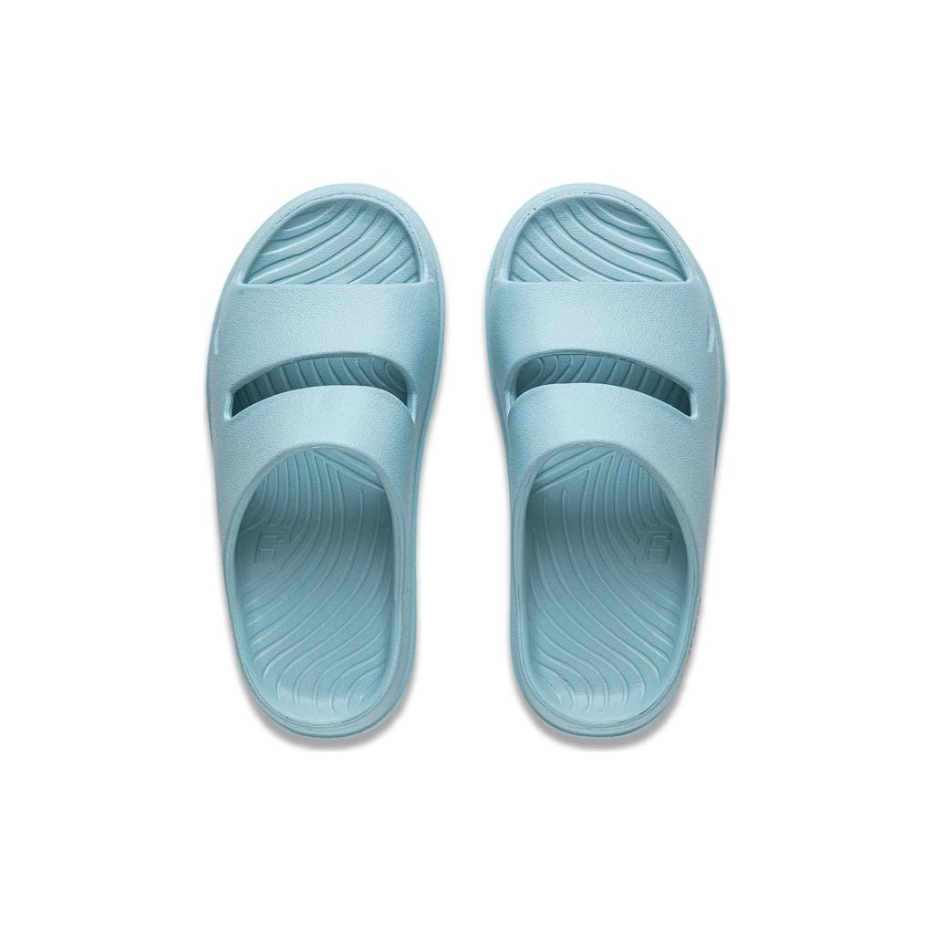 Li Ning Soft Clap Thick Sole Height Increasing Comfortable Casual Versatile Breathable Soft Bottom Non-Slip Slide Sandals Unisex Sandals AGAU005-10