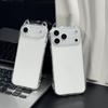 Clear Cat Ear Phone Case for Apple 17AIR/17PROMAX/16/13/11, Soft Cover with Full Protection