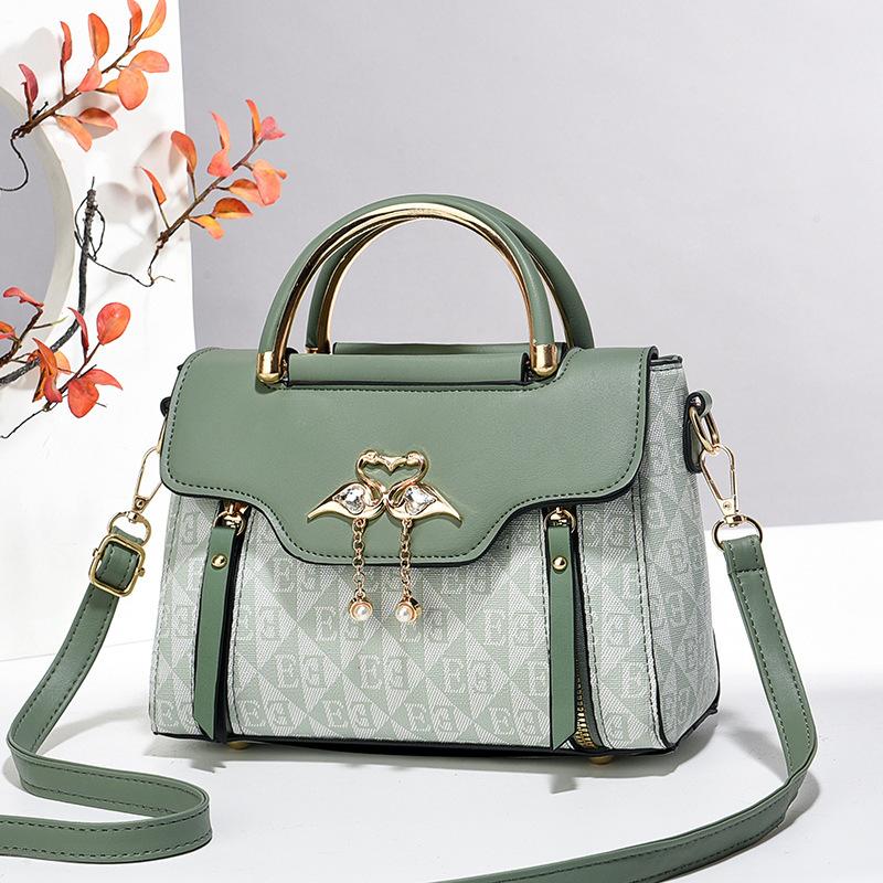 Temperament small square bag women's new fashion handbag casual messenger bag shoulder bag
