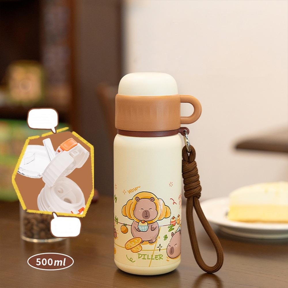 280/350/480/500/520ML Insulated Cup Large Capacity Thermal Mug Water Bottle  for Boys and Girls