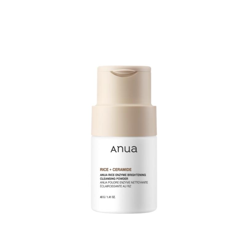 Anua Rice Enzyme Brightening Cleansing Powder (40g) | 90% Rice Bran & Enzyme Complex | Deep Pore Cleansing & Smoothing