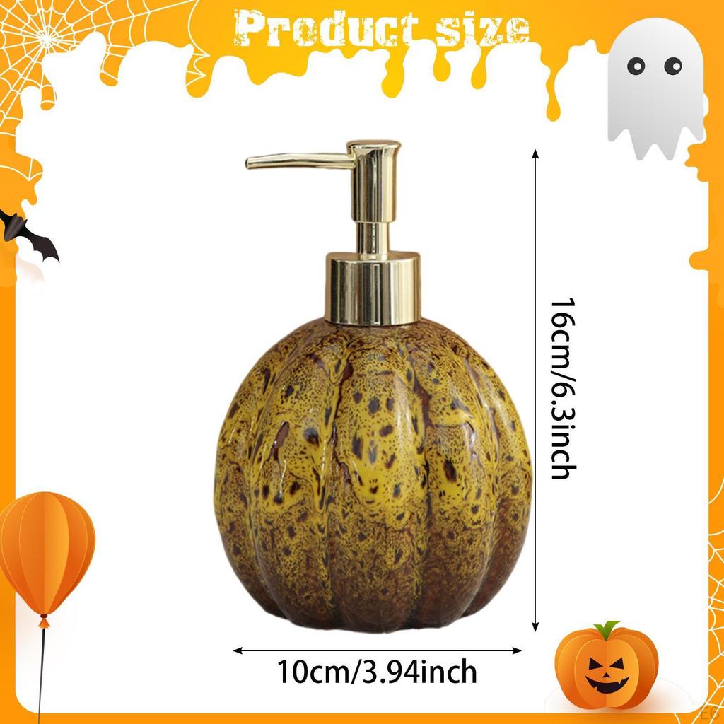 Dozownik do mydła w kształcie dyni na Halloween Jesień Płyn do rąk Moda Dekor Lekki