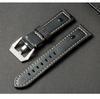 Vintage Minimalist Watch Strap - Frosted Top Grain Crazy Horse Leather, Available In 20mm, 22mm, 24mm, and 26mm.
