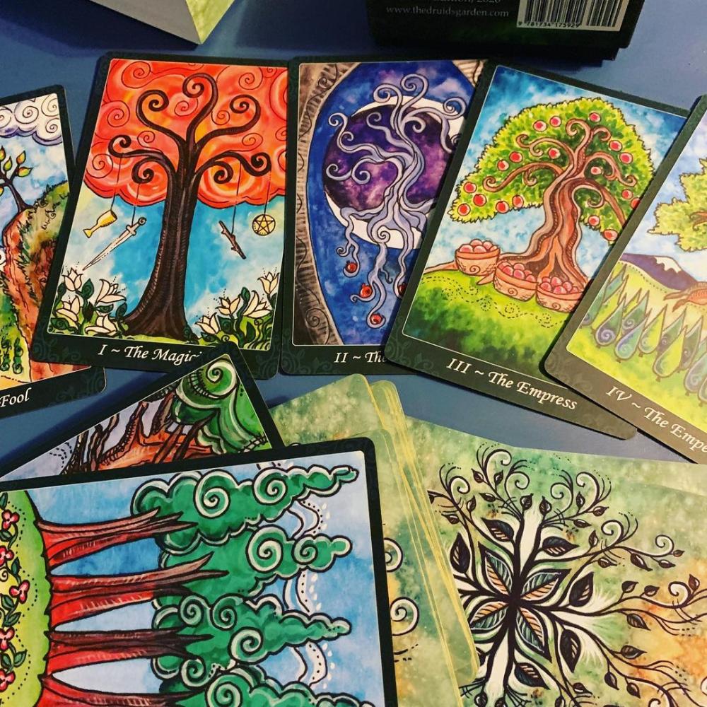 9*6.5cm The Tarot of Trees 78 Pcs Cards Tarot Deck