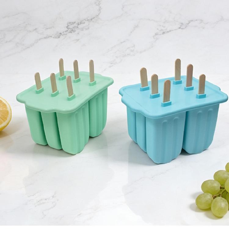 Nontoxic Silicone Ice Lolly Maker Mould 6 Cavity Popsicles Molds For Kids Party Supplies And Homemades Freezing Treats