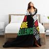 Black History Blanket  Flannel Vintage Soft Throw Blanket for Home All Season