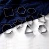 Qun Rong 30-Piece Stainless Steel Cookie & Fondant Mold Set