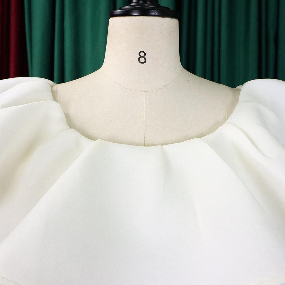 Eleganckie Sukienki Imprezowe Damskie Dekolt O Falbanki Wysoka Talia Plisowana Sukienka Duże Rozmiary Vestidos