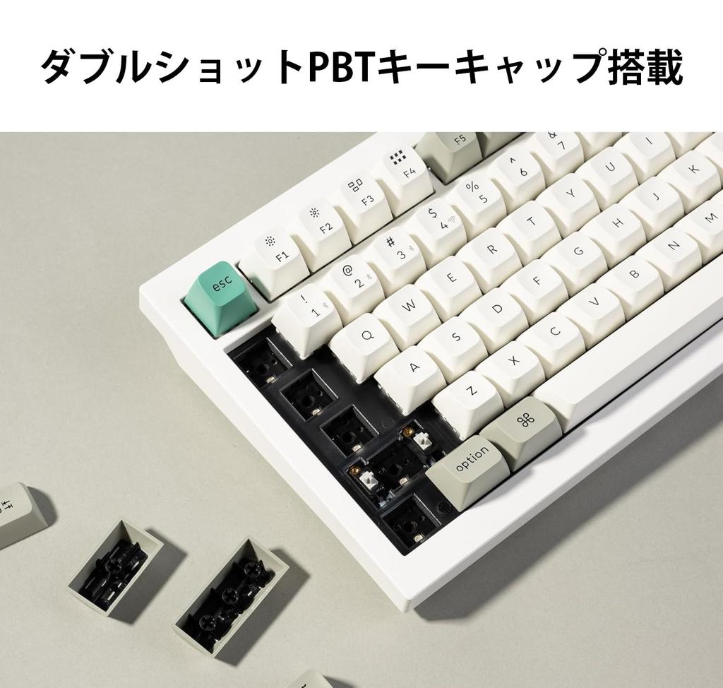 Keychron Q1 Max Wireless Custom Mechanical US RGB Gateron Jupiter Mechanical Full Compatible with and Linux Brown Gateron Jupiter Mechanical Switches