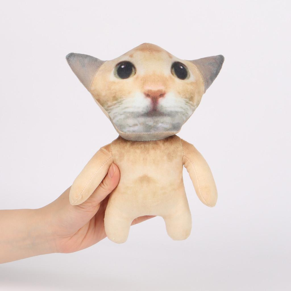 Cuter Cat Plush Dolls With Short Pile Fabric For Kids And Collectors