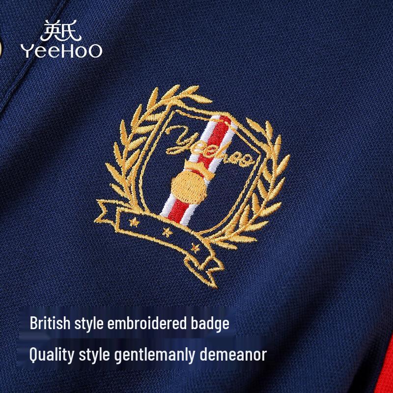 YEEHOO Boys' Cooling Antibacterial Polo T-Shirt