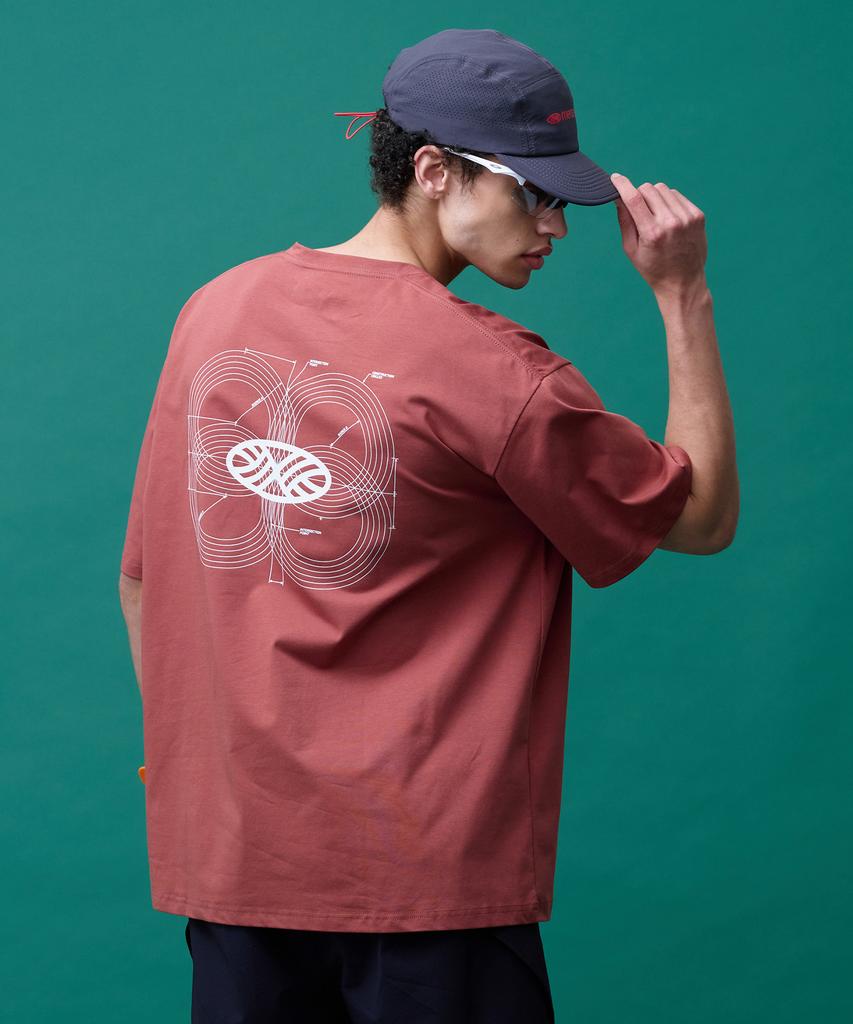 Minasu Unisex Symbol Sorona Basic T Shirt_Brick