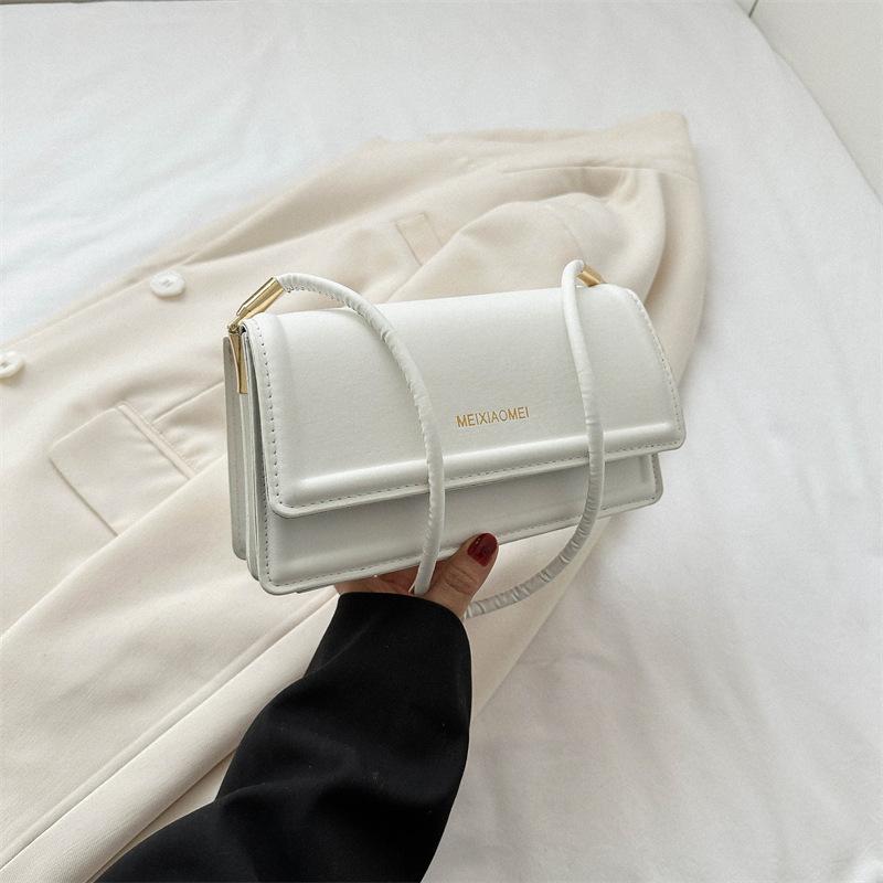 Niche Small Square Bag Retro Simple Bag Women's Summer New Casual Shoulder Bag Trendy Underarm Bag