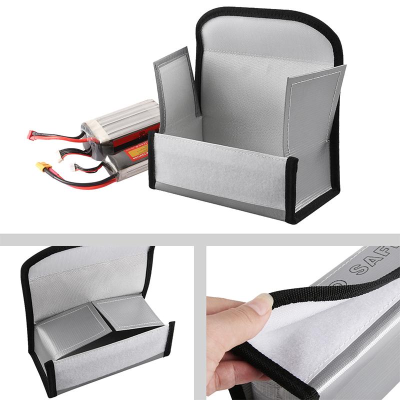 Battery Safety Bag Mini Waterproof Fireproof Explosion-Proof Portable Lipo Battery Guard Safety Bag For LiPo Charging