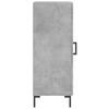 Sideboard Concrete Grey 34.5 x 34 x 90 cm Wood Based Material