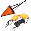 Kajak Bootsleine Seil mit   Schwimmendem   Edelstahlhaken für Angeln Drift  s System
