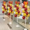 Anniversary Store Opening Balloon Decorations: Event Atmosphere, Table Floats, Columns, and Scene Arrangement Supplies.