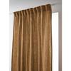 "Gaïa" Pinch Pleat Curtain 140 X 240 Cm "Cotton Gauze" - Gaia Camel - 1 Panel 140 X 240 Cm
