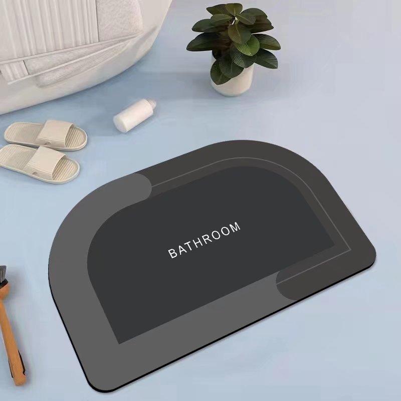 Floor Mat Entry Door Mat Balcony Kitchen Mat Toilet Toilet Door Mat Bathroom Absorbent Floor Mat Quick Drying Cushion
