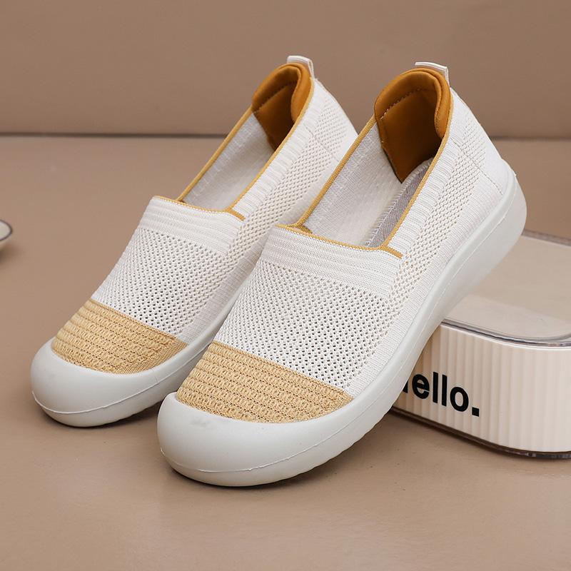 Летняя женская обувь на плоской подошве Легкая и удобная повседневная обувь Дышащая сетчатая обувь Модная и универсальная 36 2639₽