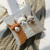 Alpaca Friend Single-Sided Printed Pillowcase Modern Style Suitable For All Room Types Decoration Does Not Include Pillow Insert