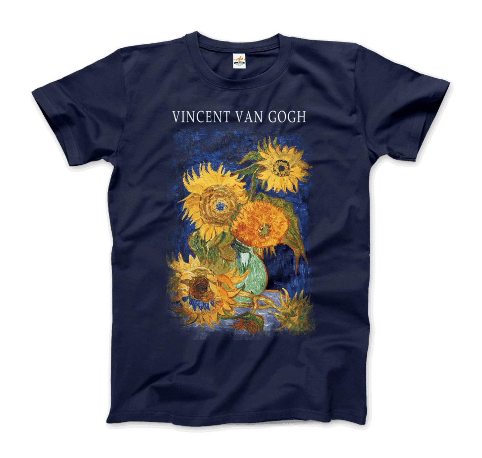 Van Gogh Five Sunflowers 1888, Artwork T-Shirt 3XL