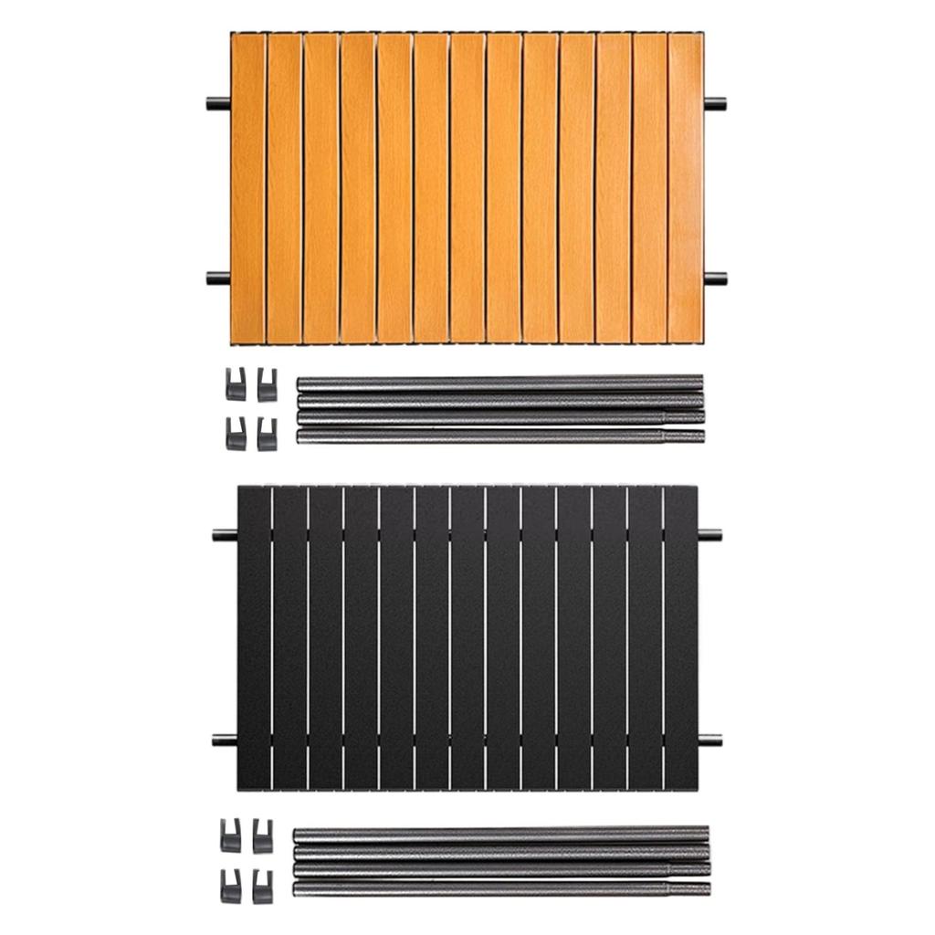 Versatile Portable Camping Table Foldable Carbon Steel Sturdy Outdoor Furniture for Picnic Beach Park Barbecue