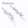 18K Gold Plated Chain Tassel Pendants Butterfly Tassel Charm Long Metal Tassels For Women's Earrings Making Jewelry Findings