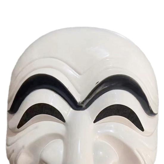 Cosplay Face Cover Breathable Hobby Realistic Comfortable Simulation Decorative Creative Movie Character Halloween Dali Ghost Masque Home Use
