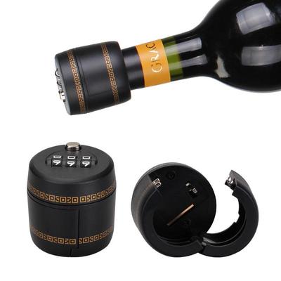 Red Wine Bottle Lock - Secure Password Cap for Wine & Liquor