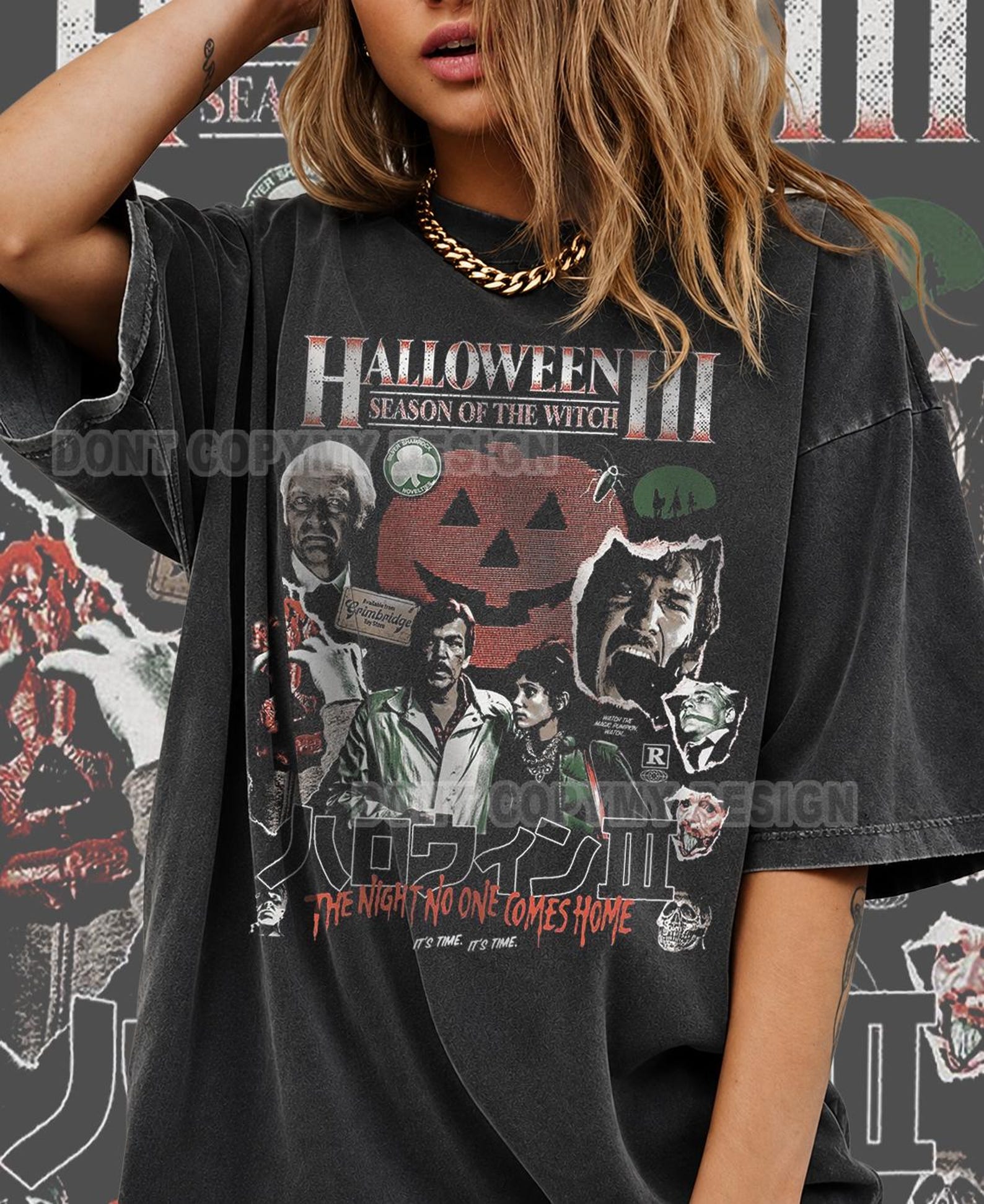 Halloween Horror Shirt, Vintage Slasher Movie Graphic Tee, Retro Horror Fan Shirt, Halloween Season T Shirt S