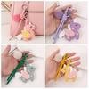 Cartoon Horse Keychain Leather Chinese New Year Gift Cute Zodiac Pony Bag Pendant  Phone Charm
