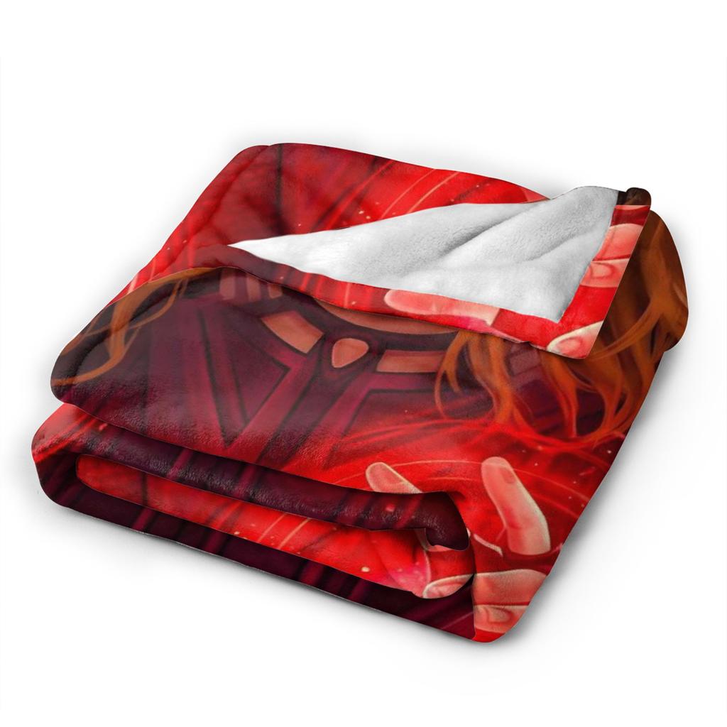 Scarlet Witch Blanket Quality Warm Soft Throw Blanket Autumn Travel Office Couch Bed Aesthetic Bedspread