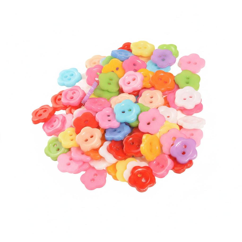 Plastic Sewing Button Bright Cartoon Craft Accessory Miniature Buttons Ornament Embellishments for Scrapbooking