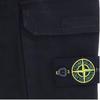 Stone Island Solid Color Casual Mid-Rise Straight Leg Kids Pants Kids bottoms Black 771630214-V0029