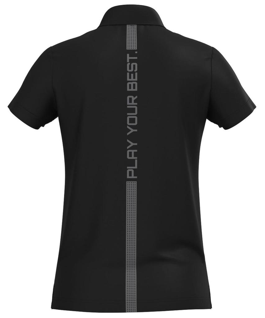 Ping Apparel Women's Short Sleeve Polo Shirt (UV Protection & Evaporative Cooling) / Golf / 622-4260808 011_Black, Size M