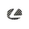 Real Carbon Fiber Steering Wheel Cover Trim Sticker For LEXUS IS200/250/350