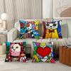 R-romero B-Britto Art Pillow Case Suitable For Bedrooms Living Rooms Cars Home Decoration