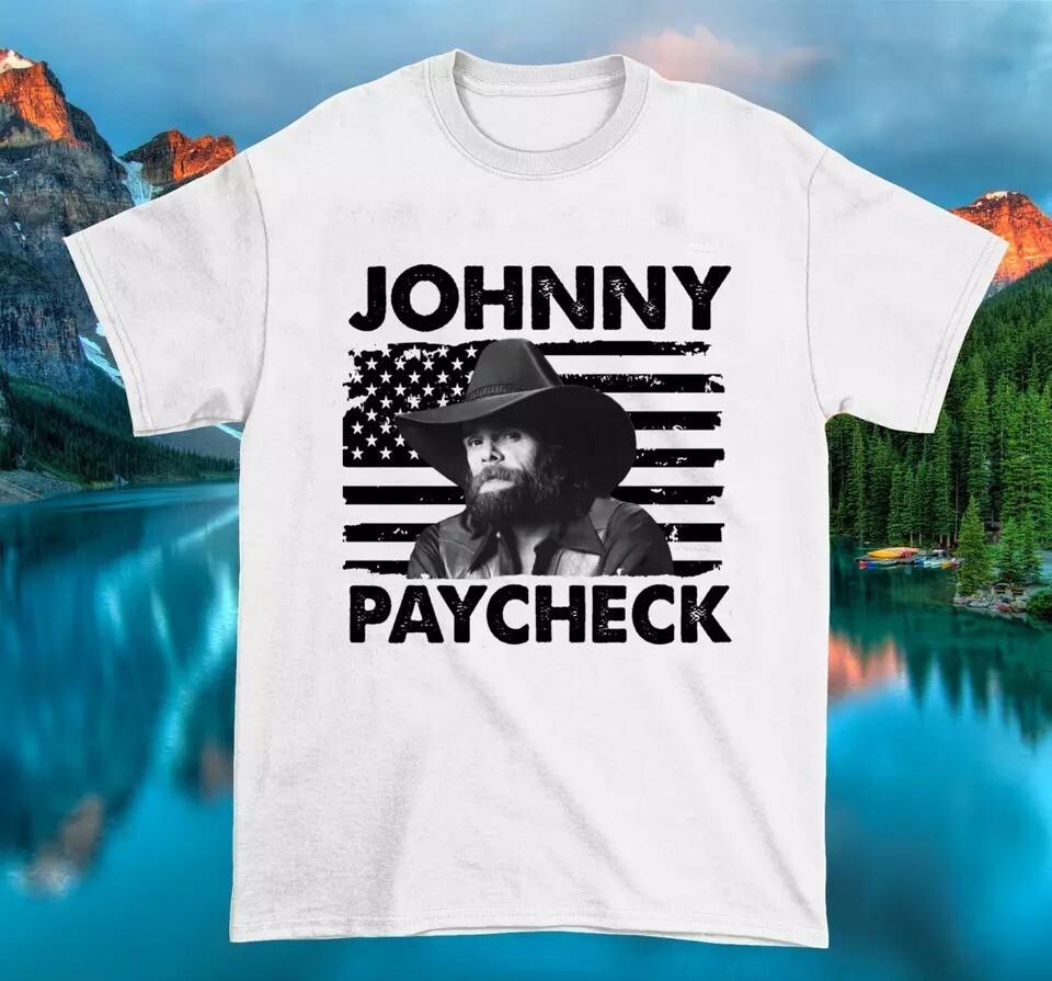Johnny Paycheck Short Sleeve Cotton White Size S4XL Unisex TShirt  KK1126 Unisex T-Shirt S