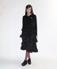 CRANK Double Frill Collar Top_Black