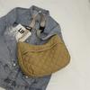 Retro Texture Shoulder Bag Fashi Versatile Rhombic Hobo Bag Leisure Commuter Small Fragrance Style Crossbody Bags