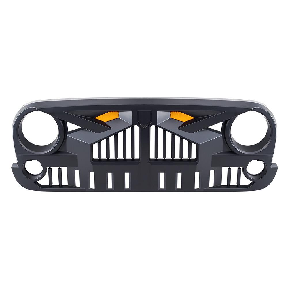 Cross-Border Modified Grille Accessories for 2007-2018 Jeep Wrangler JK - Imperial Indicator Style