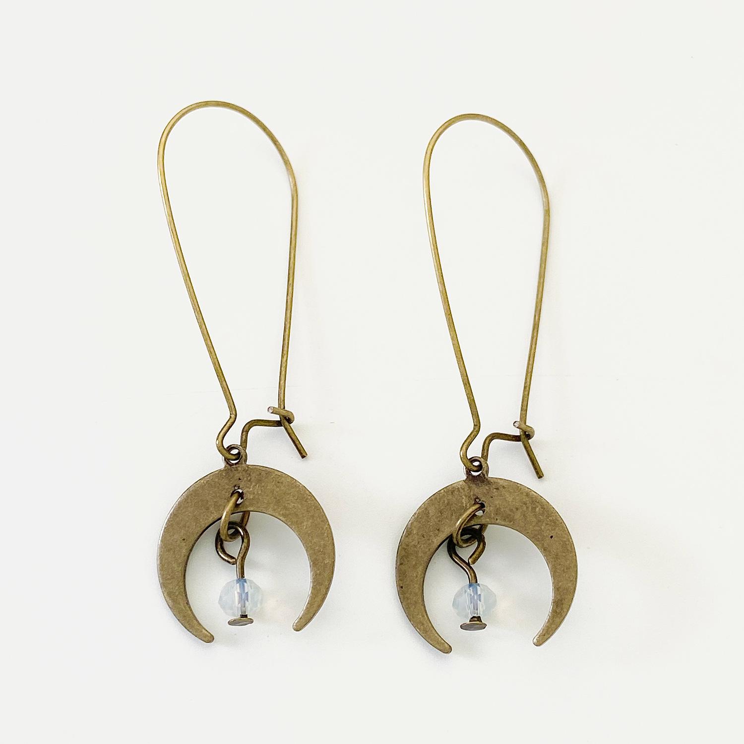 

Богемные этнические бронзовые серьги в виде цветочных листьев для женщин Old Ancient Green 12357