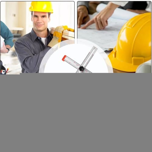 T-square, Aluminum Alloy Sliding T-square, Woodworking Ruler, Marking Gauge, Adjustable Angle, Positioning Scribe Tool, Architect T-square, Carpentry,