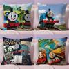 TThomas The Train Pillow Case Silky elegant Comfort Sofa Bed Invisible zipper