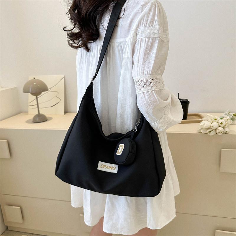 Trendy Street Style Canvas Crossbody Bag For Women 2023 Fashionable Summer Tote
