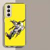 E-Edgerunners Cartoon C-Cyberpunk Phone Case For Samsung Galaxy S25 Edge S24 S23 FE S21 S20 S10 Plus S22 S26 Ultra Cover Clear C