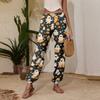 Women's Casual Fashion Halloween Print Casual Pants Sweatpants Long Pants Drawstring Elastic Waistband Cuffed Pants