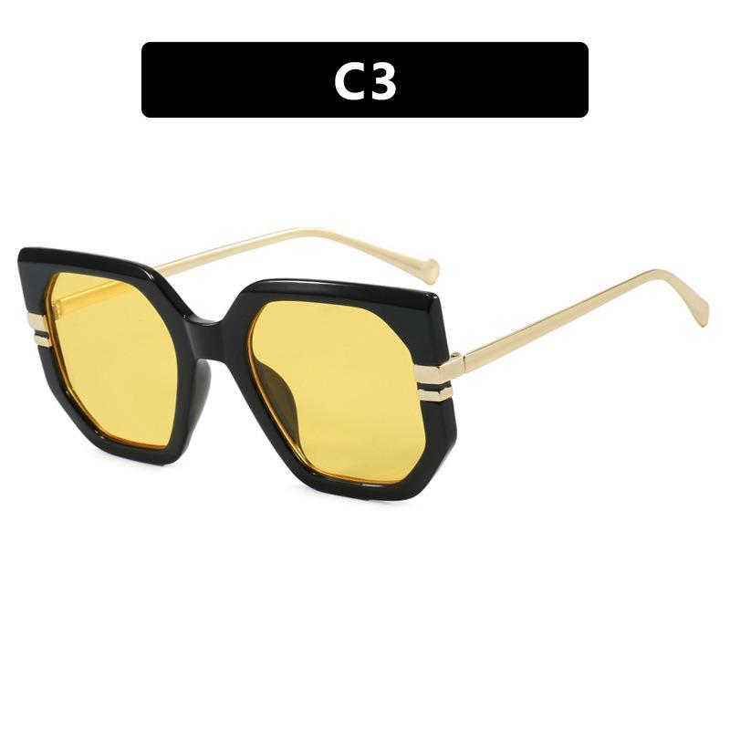 New High Quality Metal Square Sun Glasses Women Men Fashion Luxury Sun Glasses Beach Leisure Travel Male Female Glasses UV400