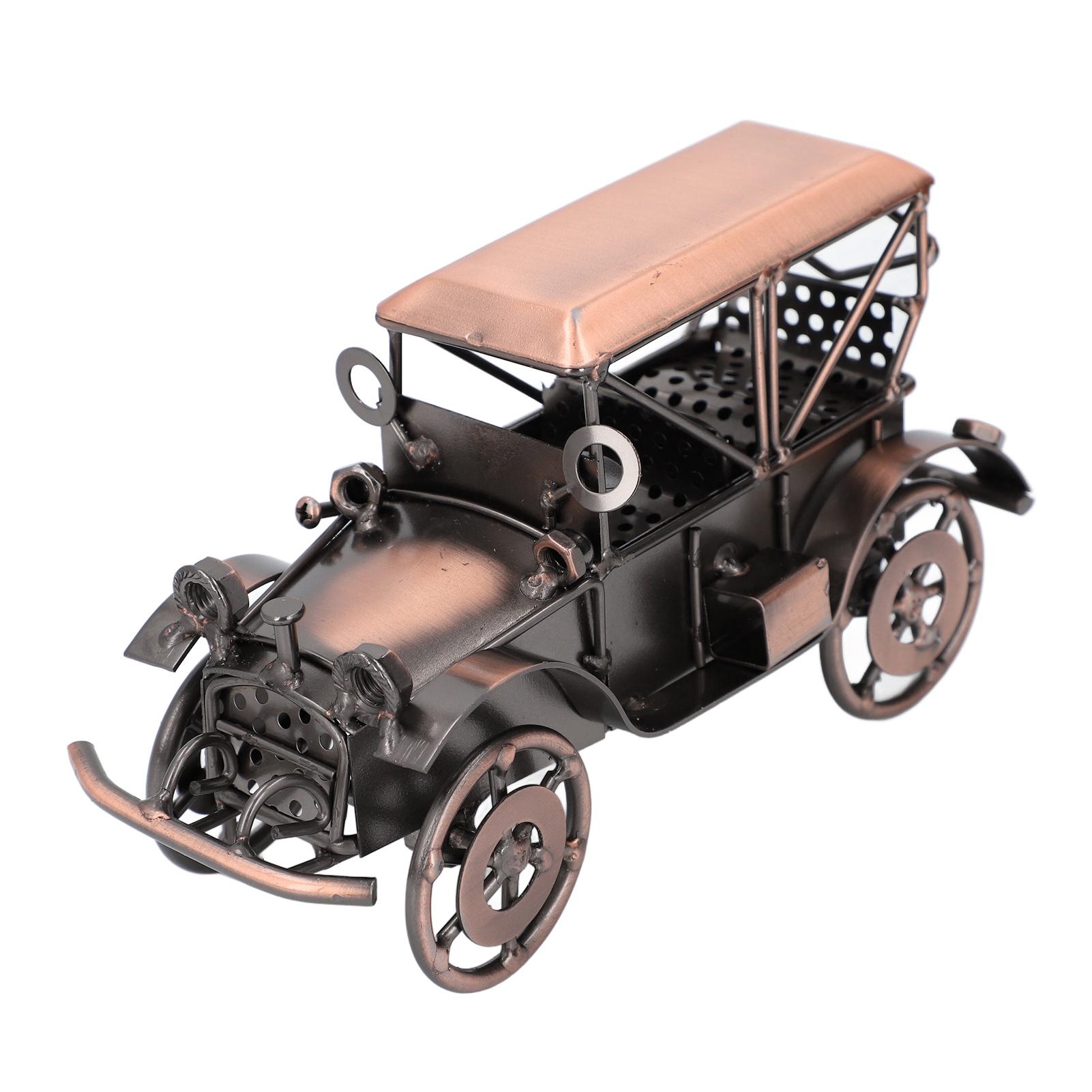 Antique Vintage Car Model Industrial Design Decoration Innovative Crafts Iron Retro Car Model for Decoration